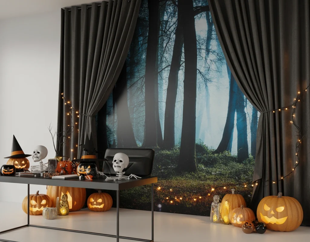 Create a Halloween Photo Booth Area