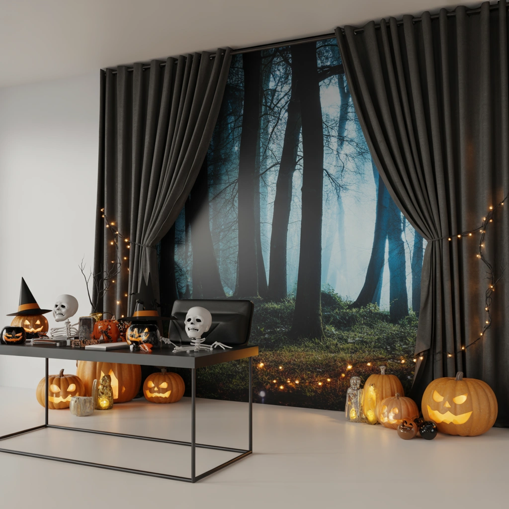 Create a Halloween Photo Booth Area