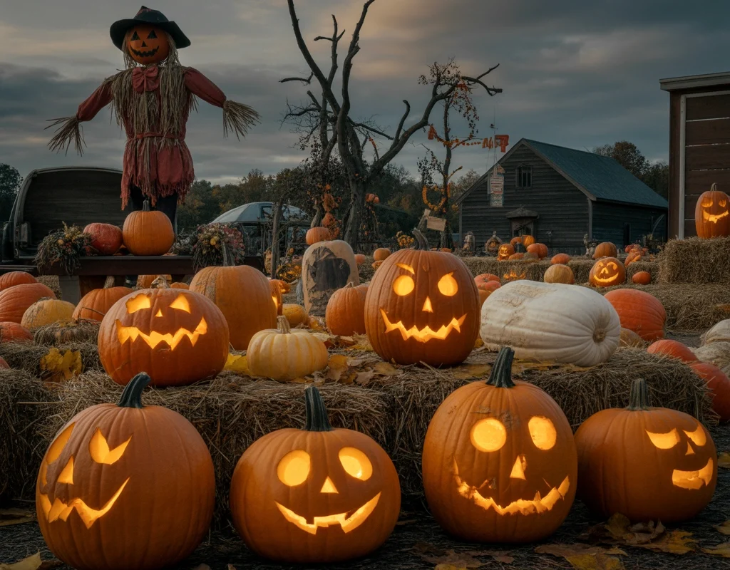 Create a Halloween Pumpkin Patch Theme