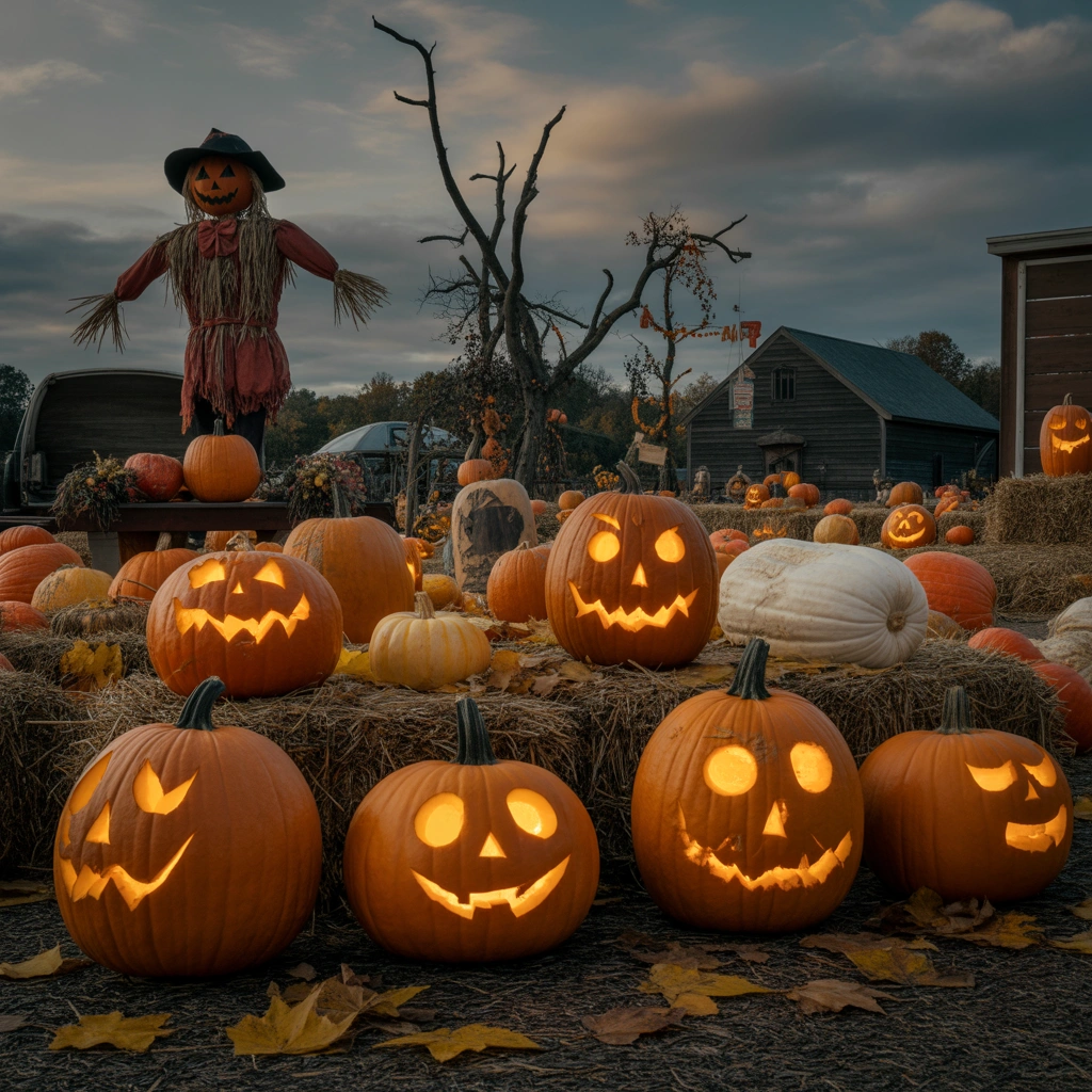 Create a Halloween Pumpkin Patch Theme