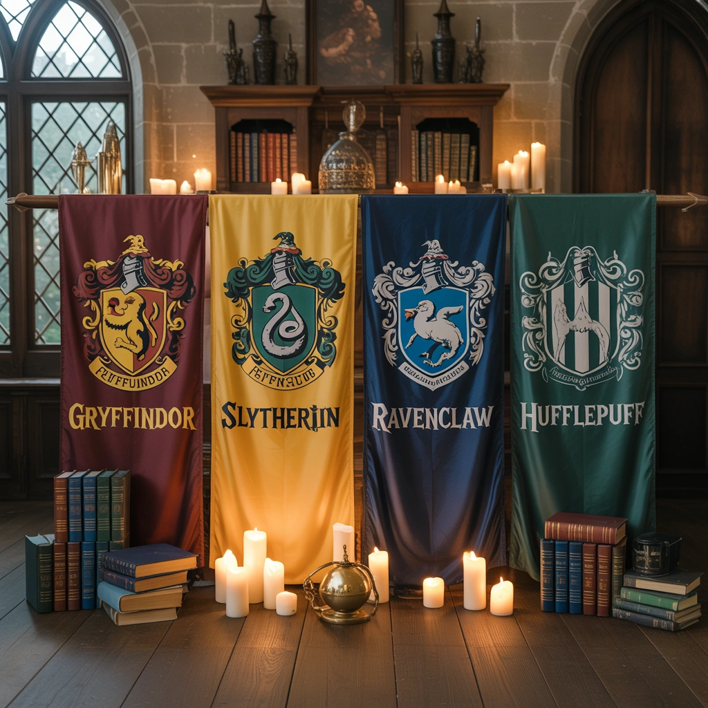 Create a Hogwarts House Themed Halloween Display