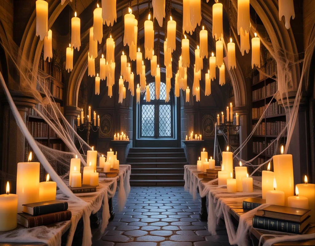 Create a Hogwarts Inspired Entrance With Floating Candles