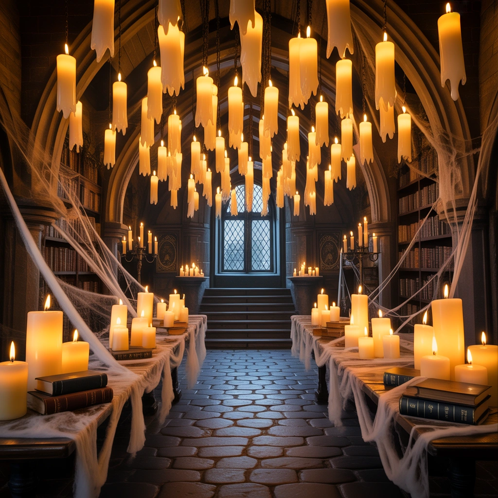 Create a Hogwarts Inspired Entrance With Floating Candles