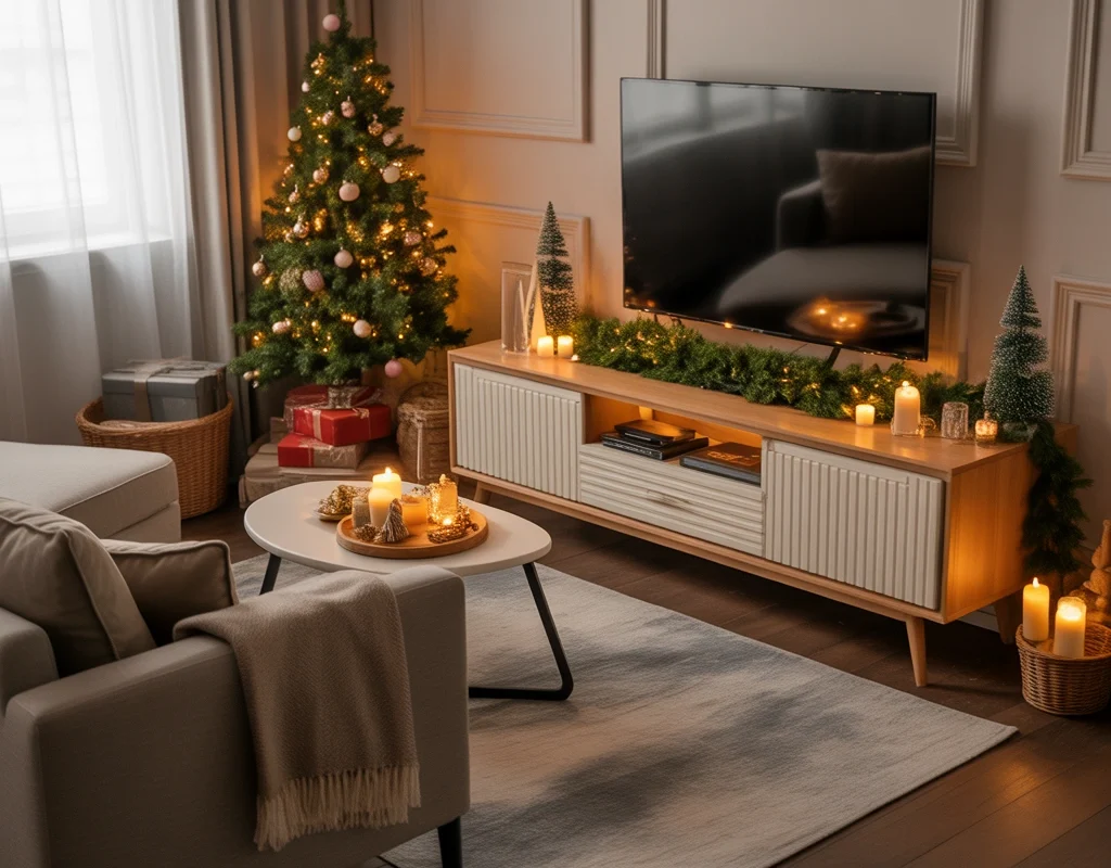 Create a Magical Christmas Entertainment Area