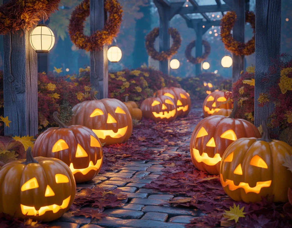 Create a Magical Pumpkin Pathway