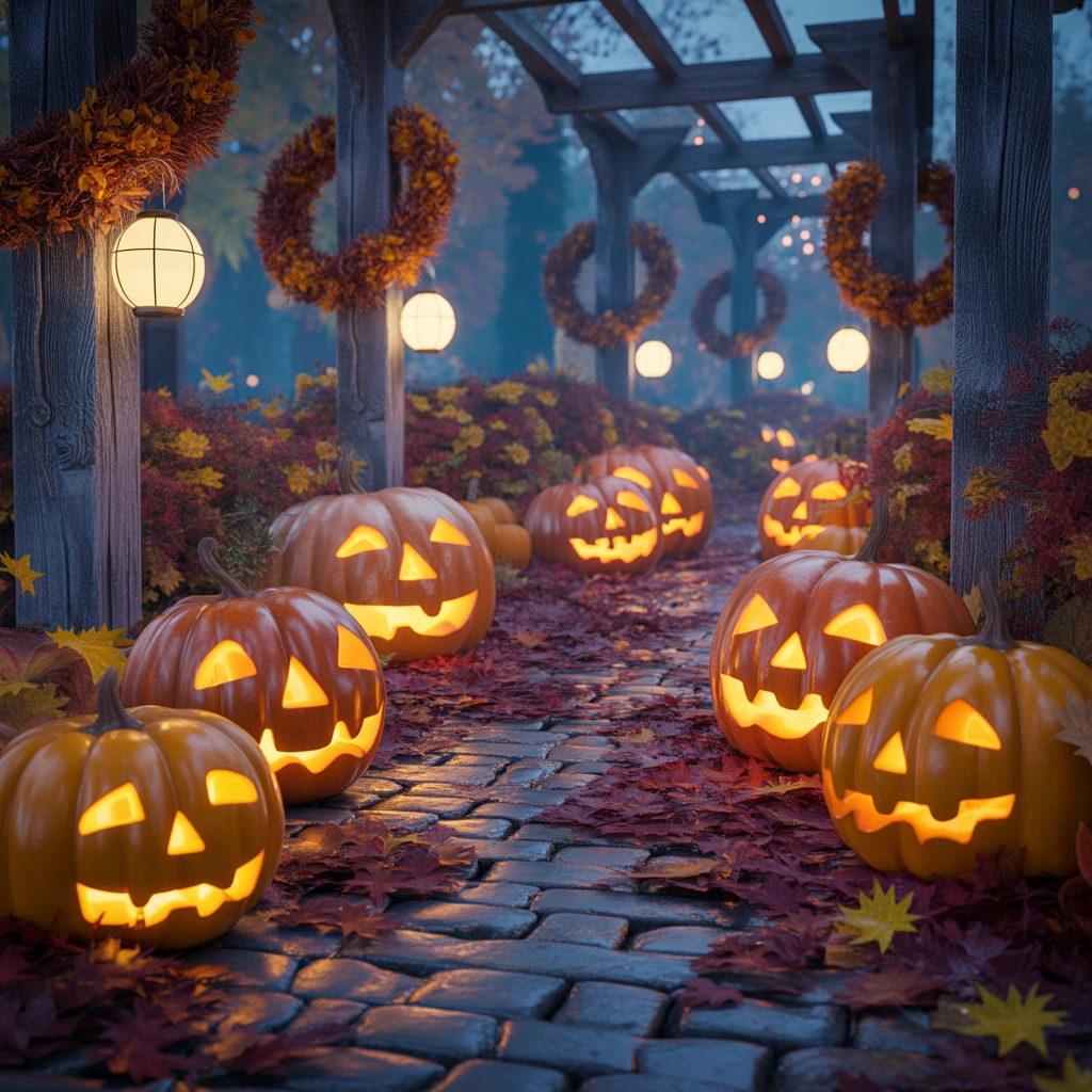 Create a Magical Pumpkin Pathway