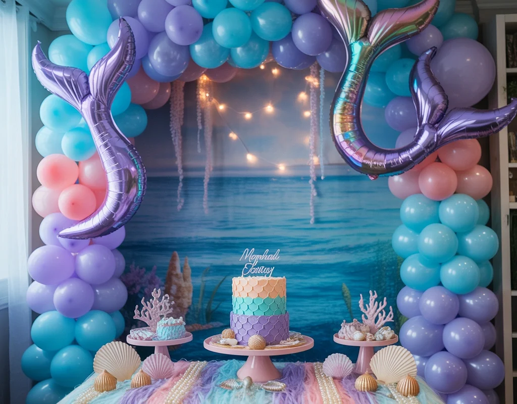 Create a Mermaid Underwater Birthday Theme