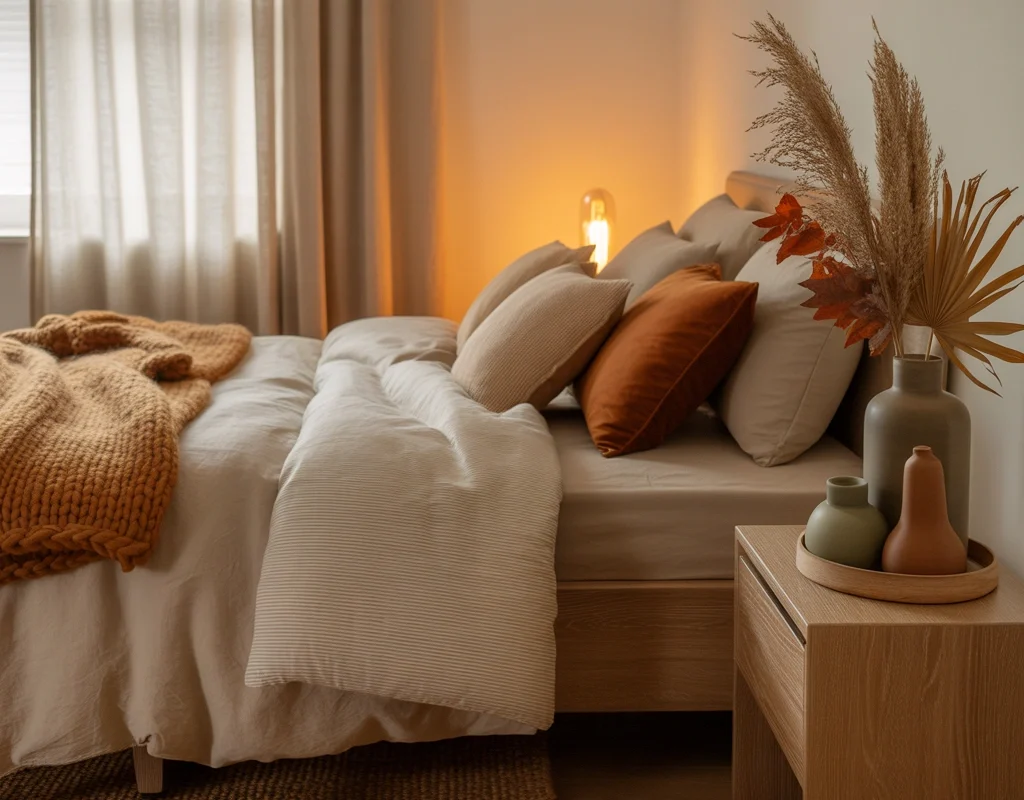 Create a Minimal Yet Elegant Fall Bedroom Style