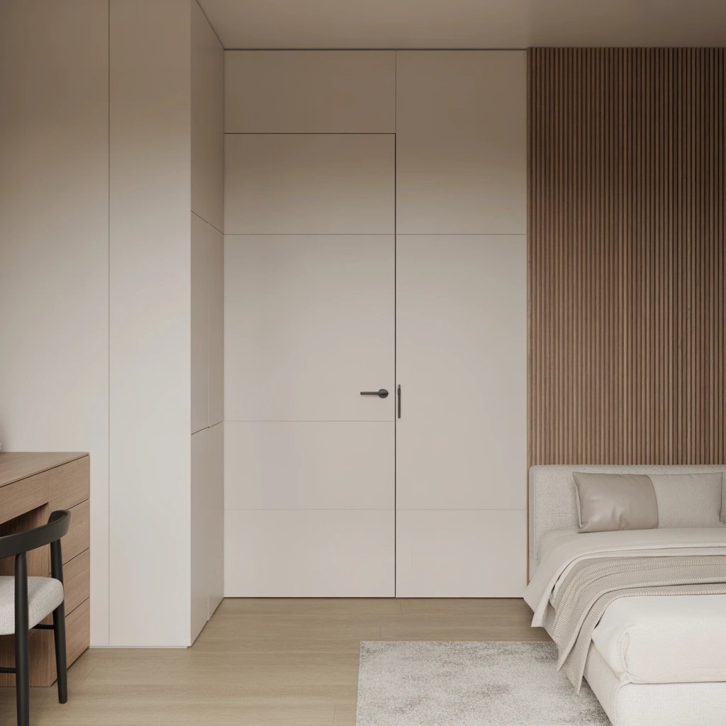 Create a Minimalist Bedroom Door With Simple Modern Details