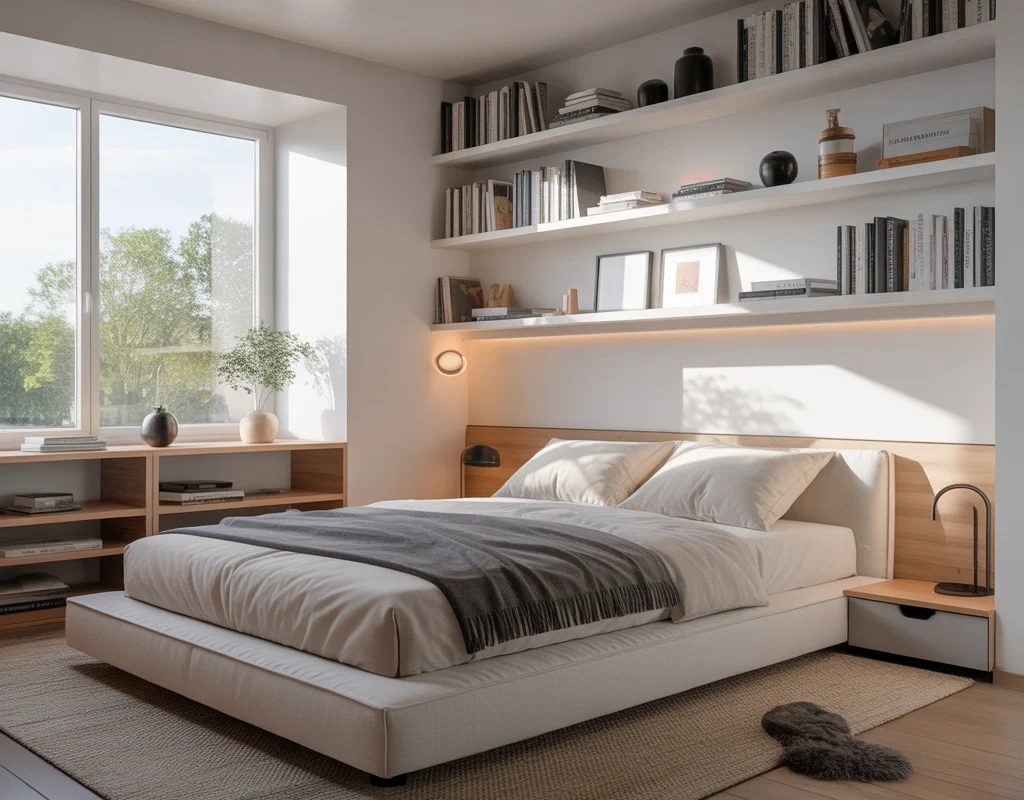 Create a Minimalist Studio Bedroom with Smart Furniture Choices
