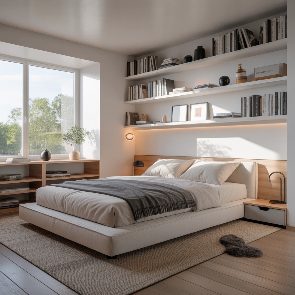 Create a Minimalist Studio Bedroom with Smart Furniture Choices
