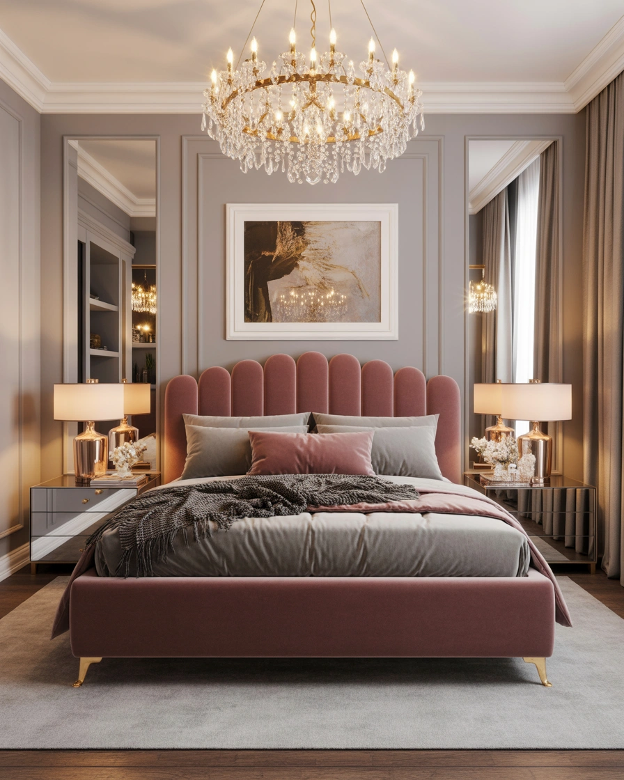 Create a Modern Glam Bedroom With Elegant Finishes