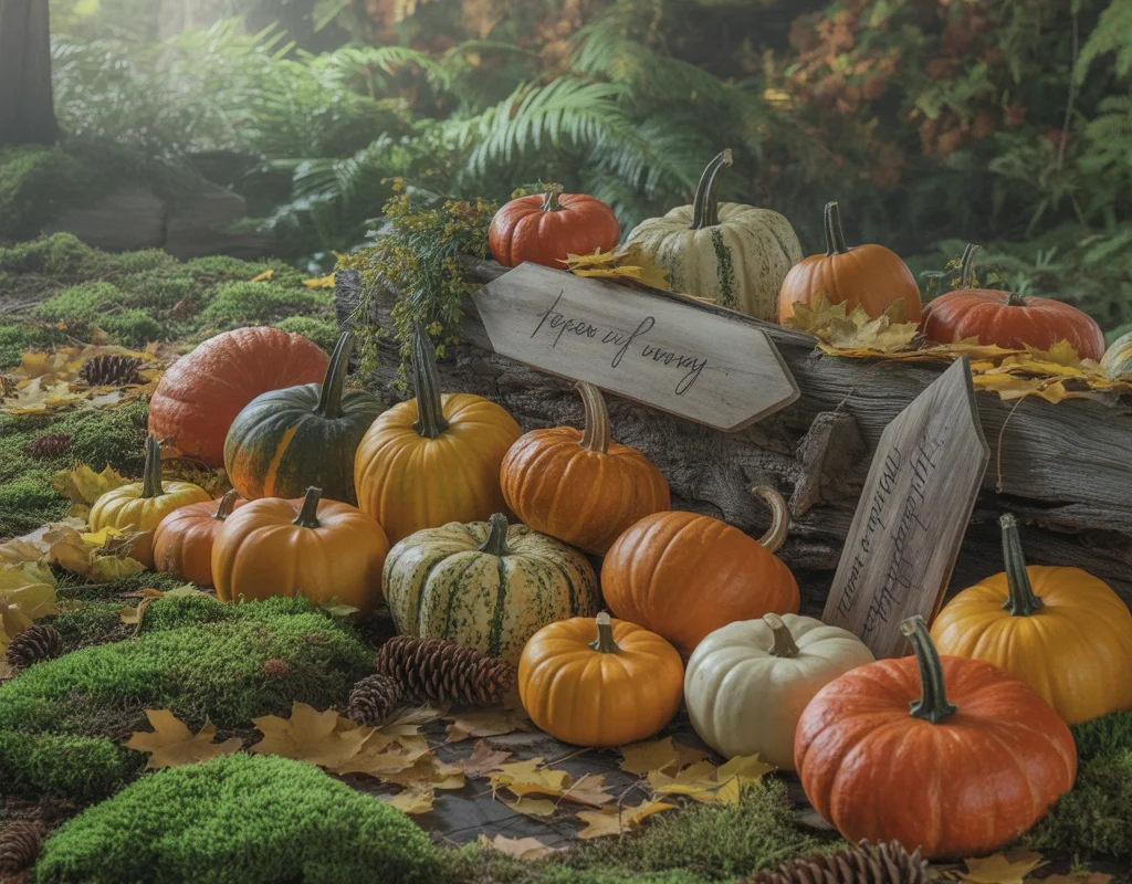 Create a Natural Woodland Pumpkin Patch