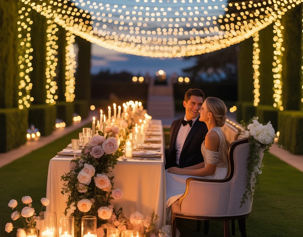 Create a Romantic Outdoor Anniversary Setup