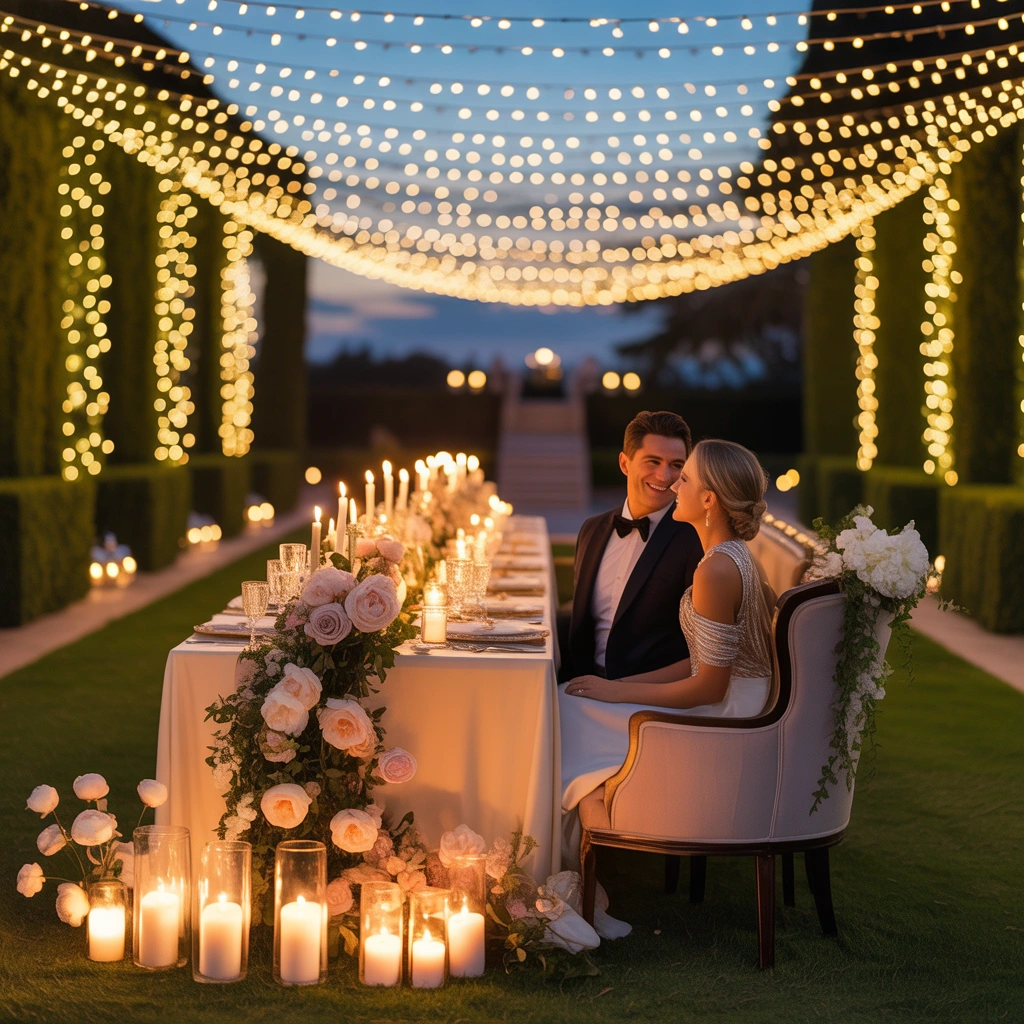 Create a Romantic Outdoor Anniversary Setup
