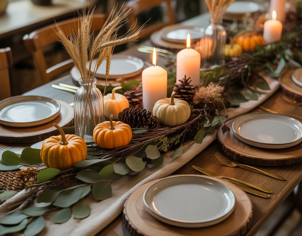 Create a Rustic Farmhouse Thanksgiving Table Setting
