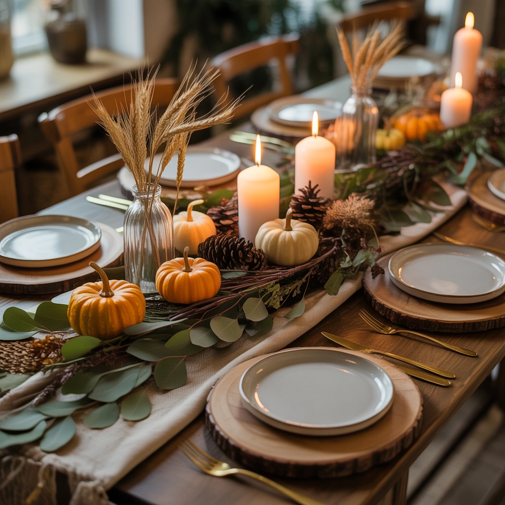 Create a Rustic Farmhouse Thanksgiving Table Setting