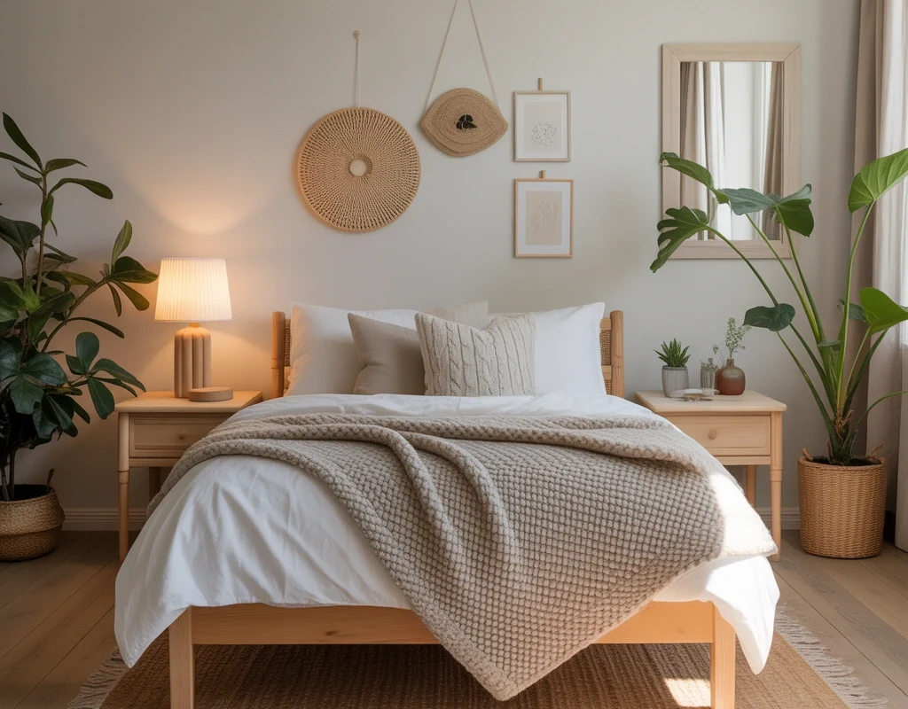 Create a Scandinavian Bedroom With Natural Warmth and Simple Beauty