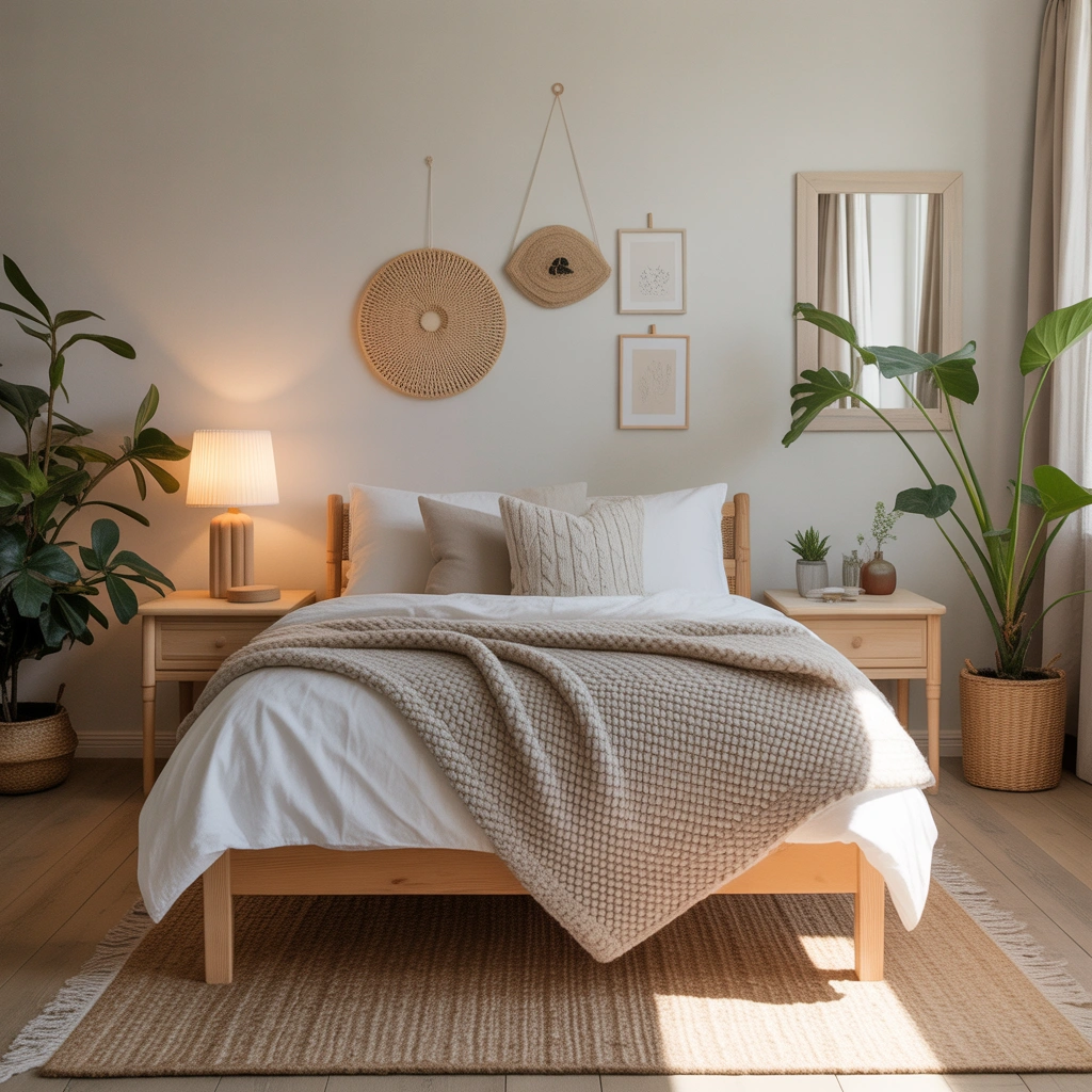 Create a Scandinavian Bedroom With Natural Warmth and Simple Beauty