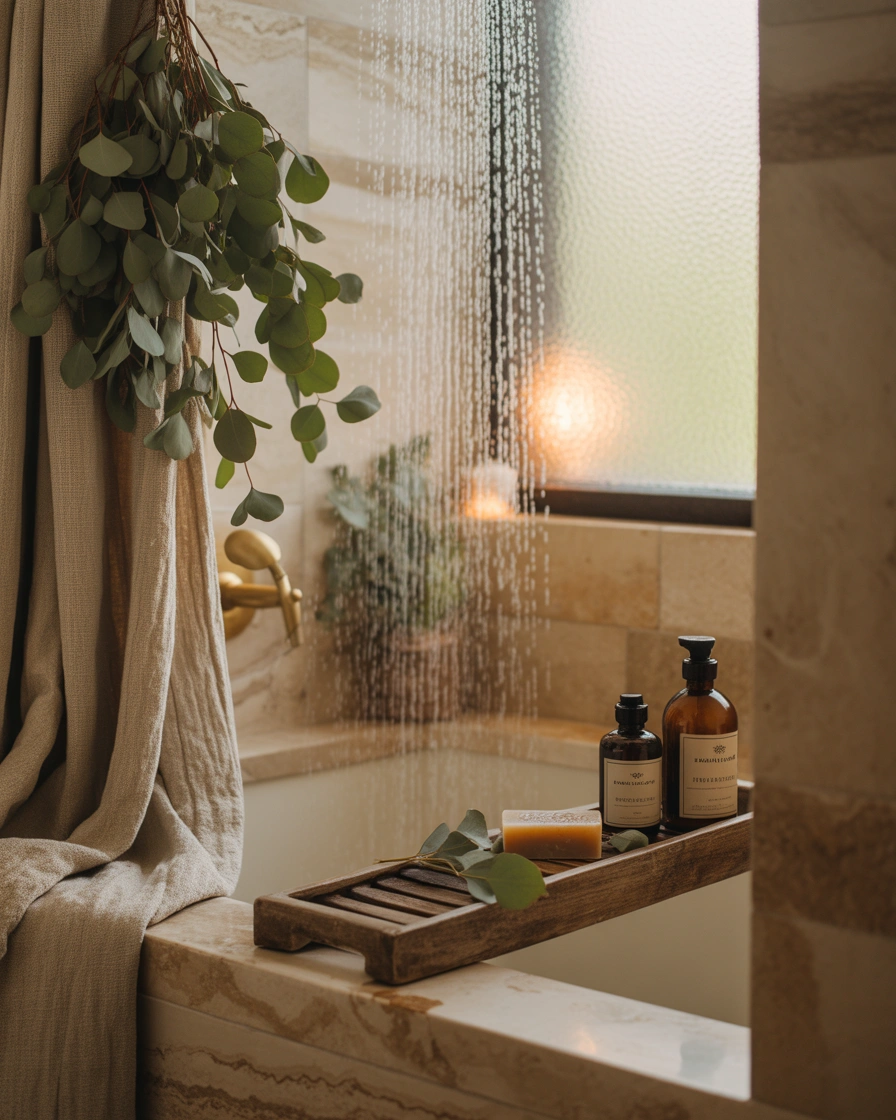 Create a Seasonal Fall Shower Area with Autumn Details