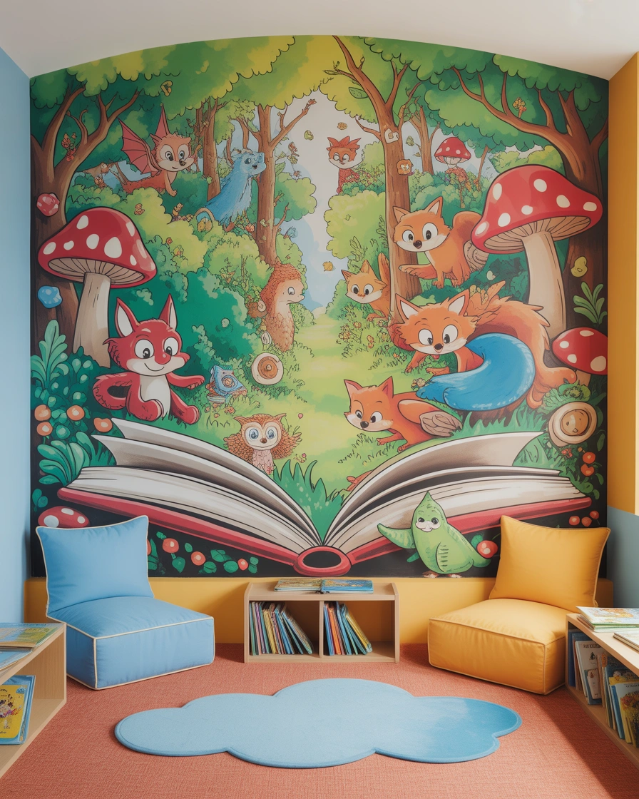 Create a Storytelling Corner Wall