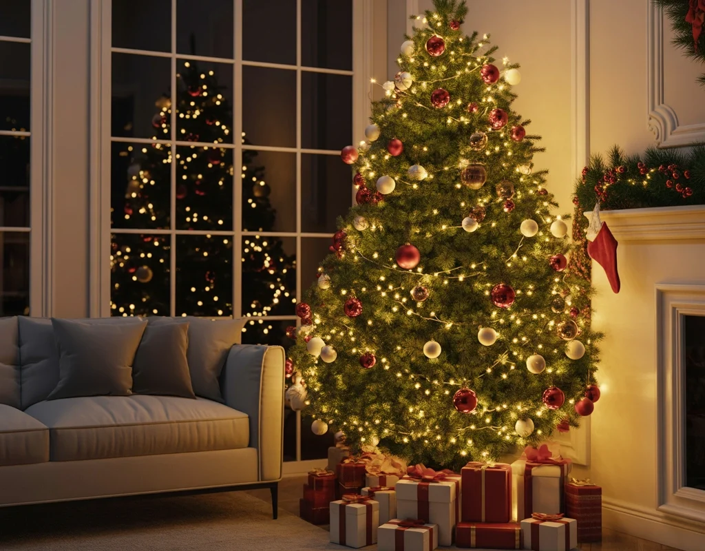 Create a Stunning Christmas Tree Corner as the Main Focal Point
