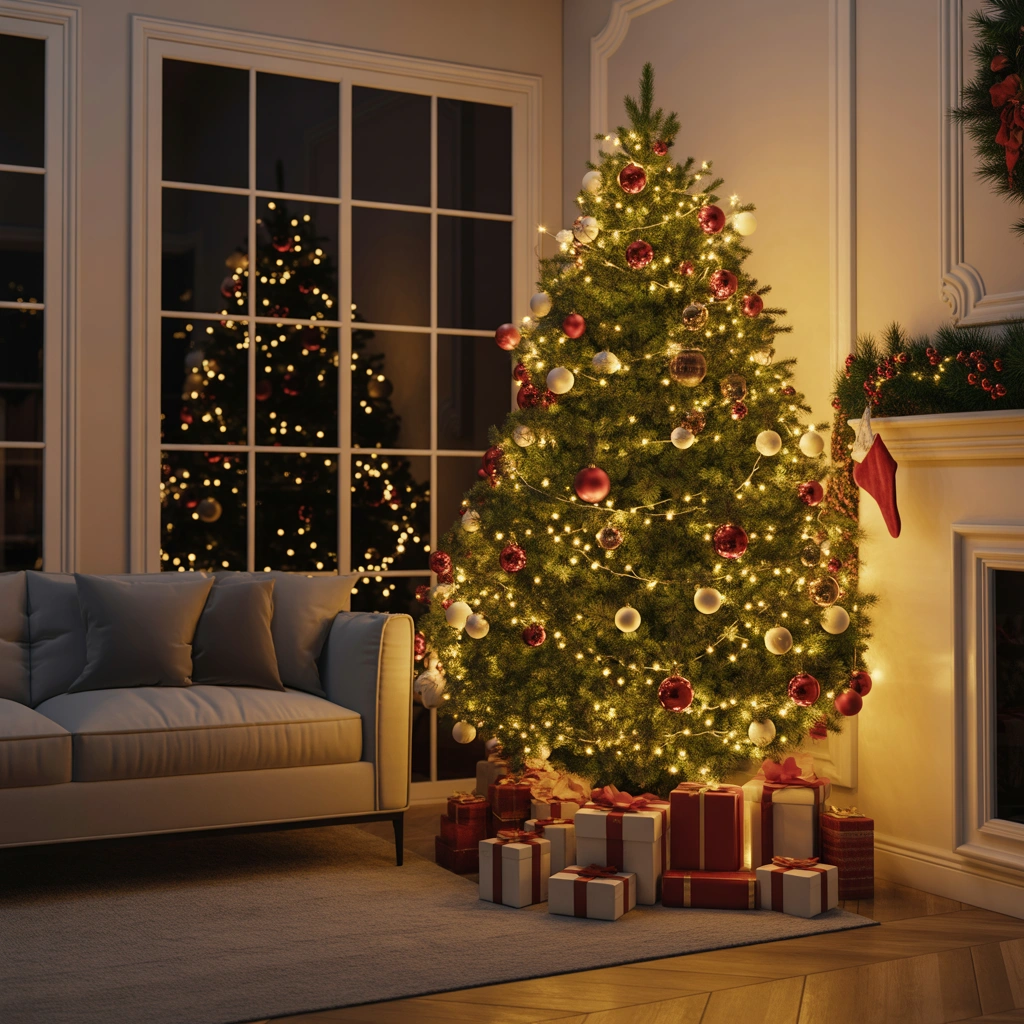 Create a Stunning Christmas Tree Corner as the Main Focal Point