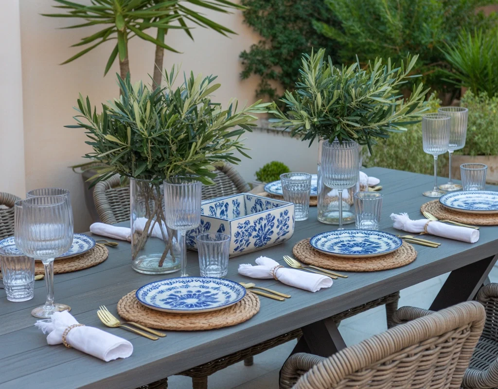 Create a Theme for Your Outdoor Dining Table Decor