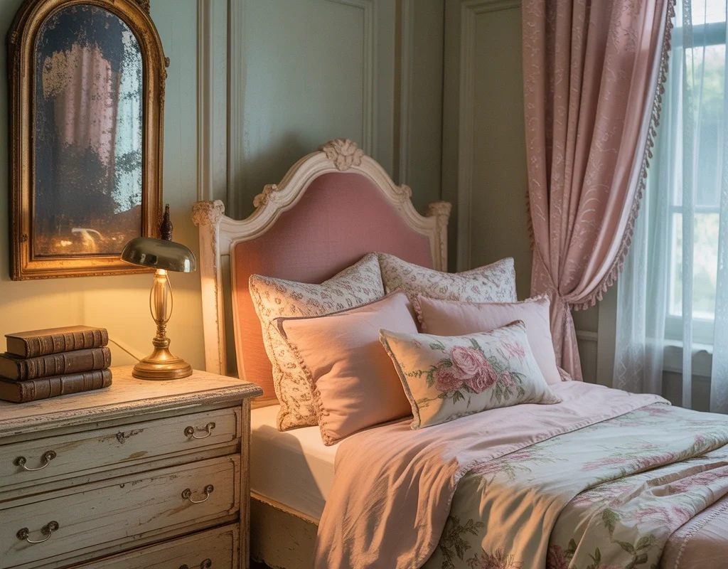 Create a Vintage Inspired Bedroom Full of Character and Charm