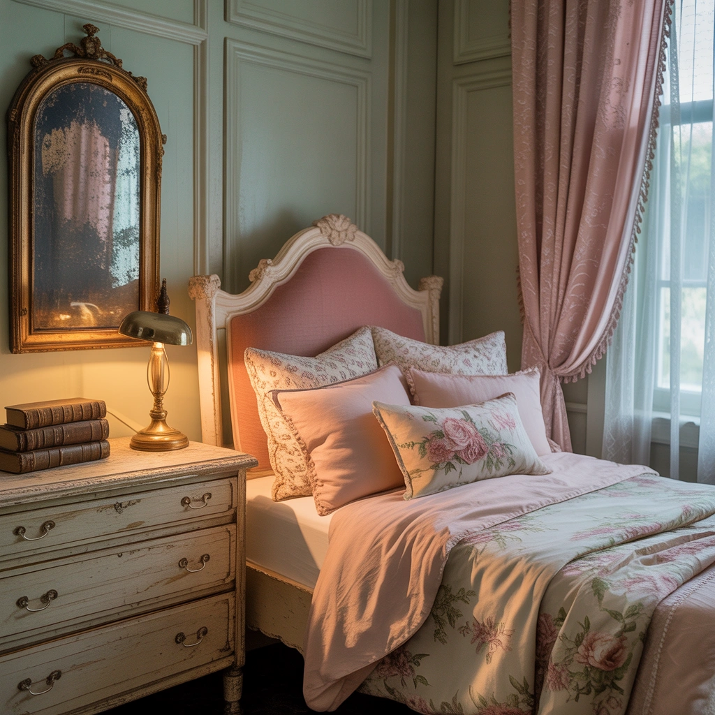 Create a Vintage Inspired Bedroom Full of Character and Charm