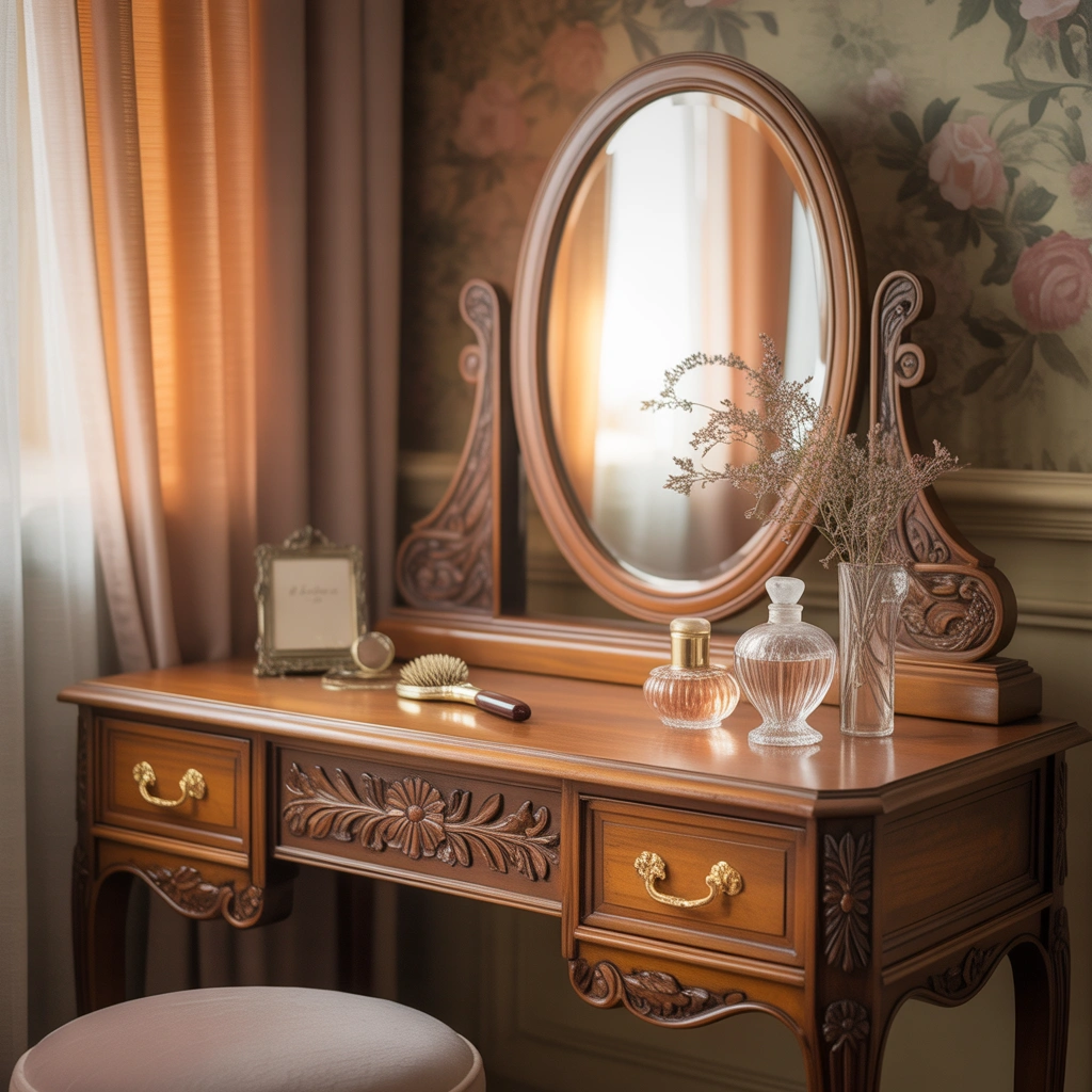Create a Vintage Inspired Dressing Table Corner