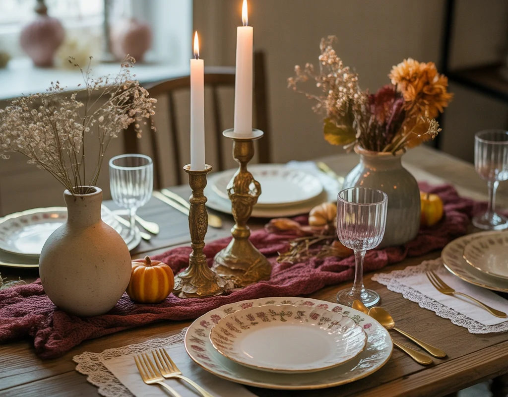 Create a Vintage Inspired Thanksgiving Table With Antique Details