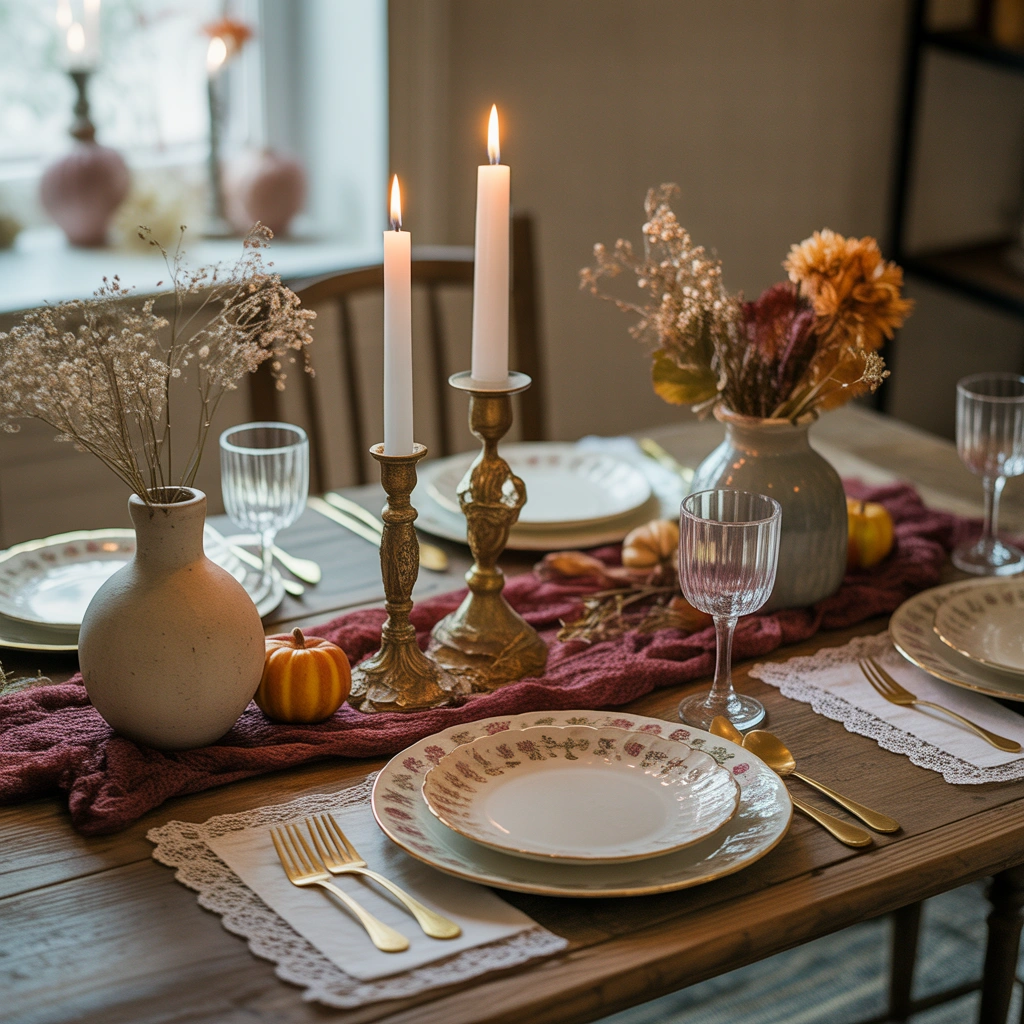 Create a Vintage Inspired Thanksgiving Table With Antique Details