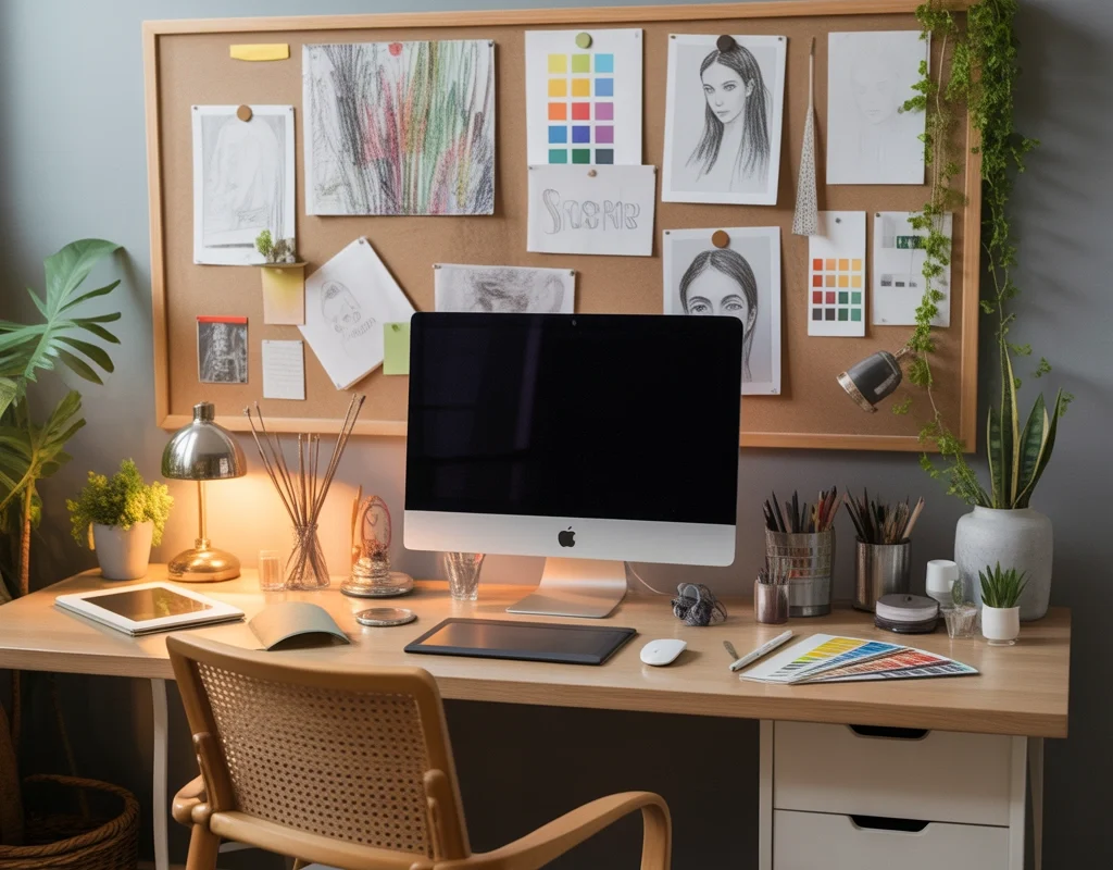 Creative Desk Setup for Designers and Artists
