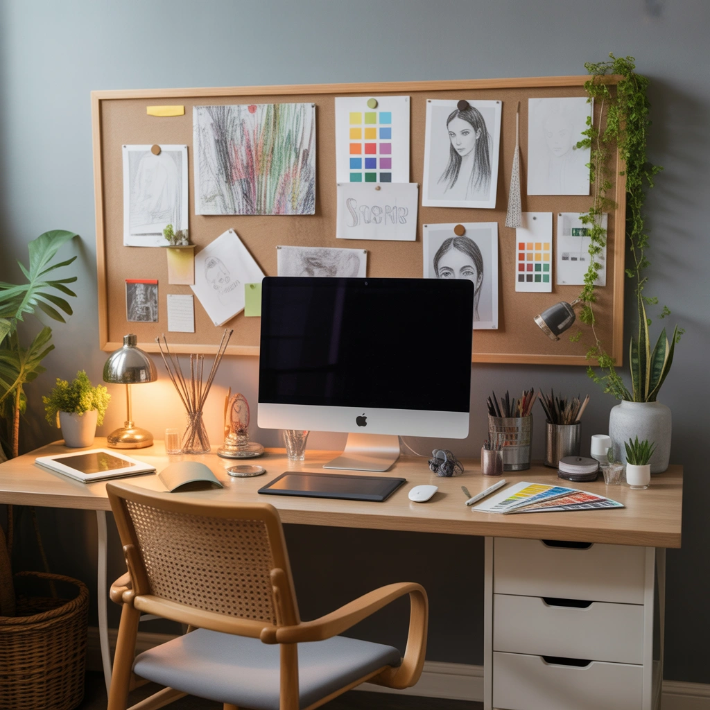 Creative Desk Setup for Designers and Artists