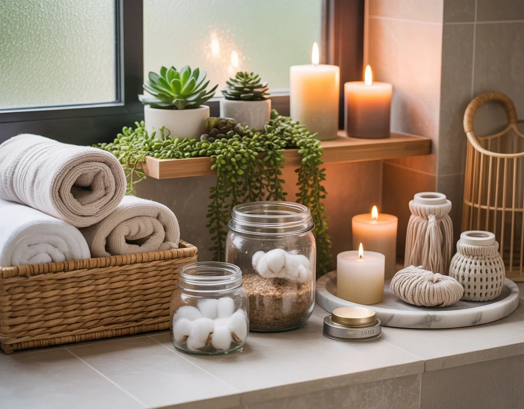 DIY Dollar Store Bathroom Decor Ideas for a Spa Like Atmosphere
