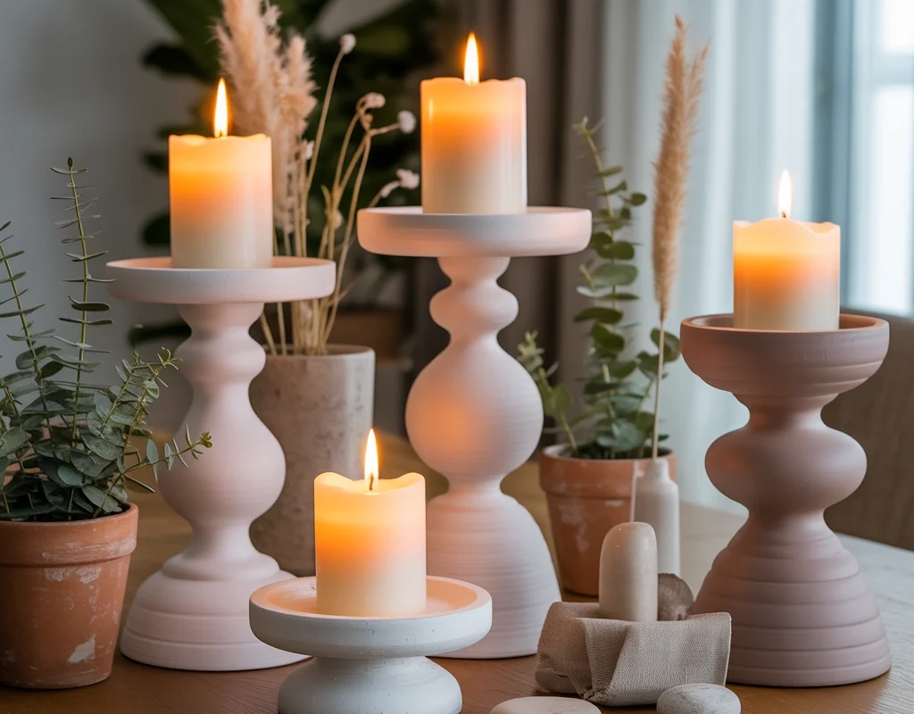 DIY Dollar Store Candle Stands and Pedestals for Elegant Styling