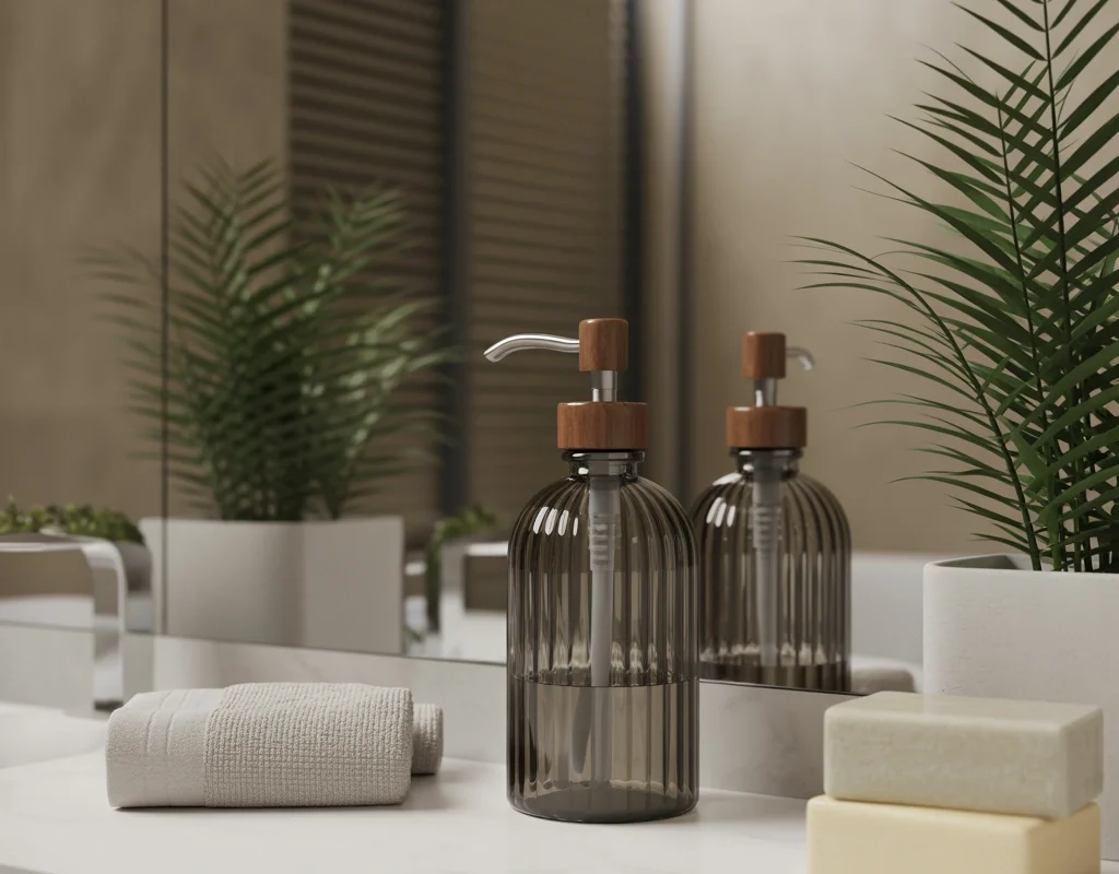 DIY Glass Bottle Soap Dispenser for Stylish Kitchen and Bathroom Decor