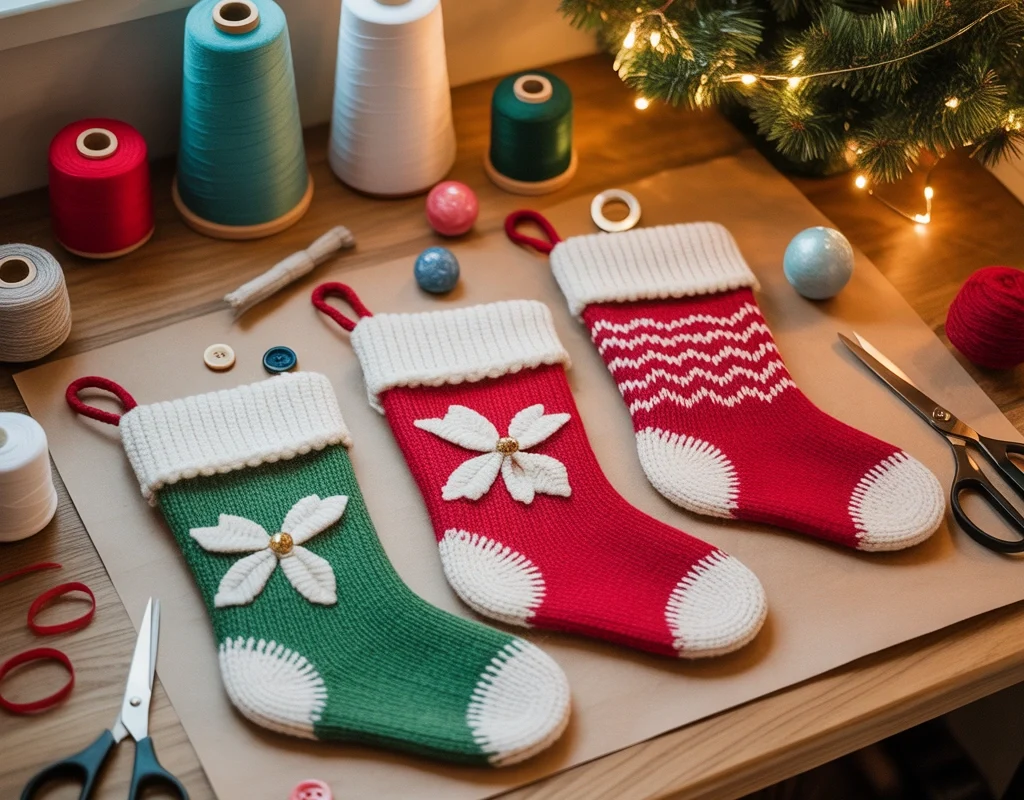 DIY Handmade Christmas Socks Decoration