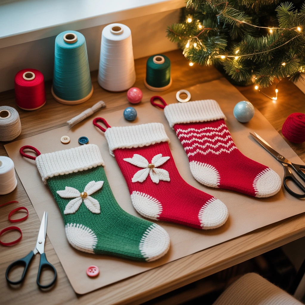 DIY Handmade Christmas Socks Decoration