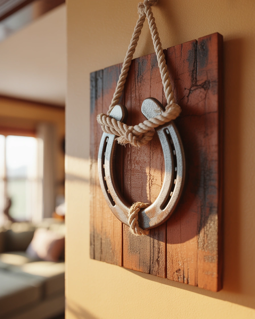 DIY Horseshoe Wall Decor