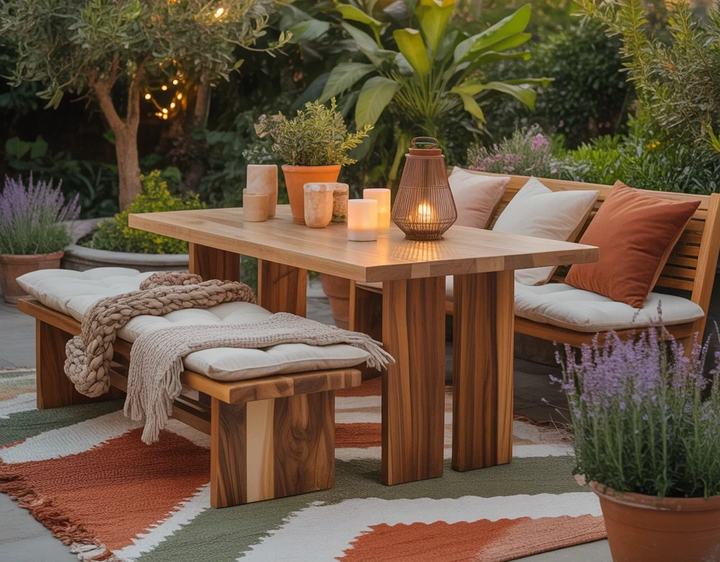 DIY Outdoor Rug Using Paint or Fabric