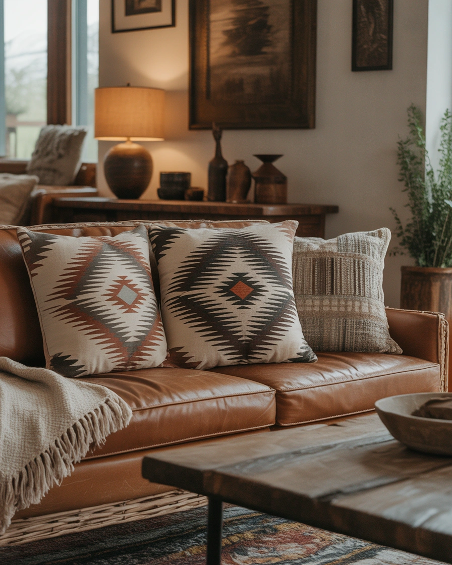DIY Southwestern Throw Pillow Covers