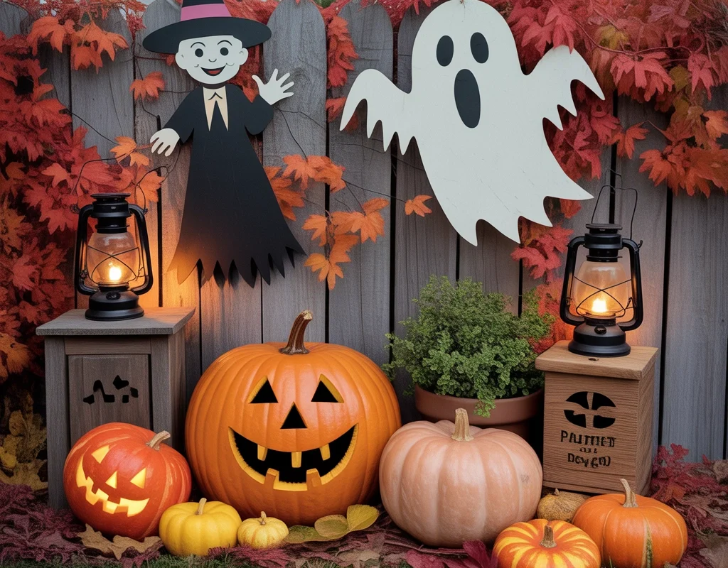 Decorate Outdoor Spaces With Classic Retro Halloween Yard Displays
