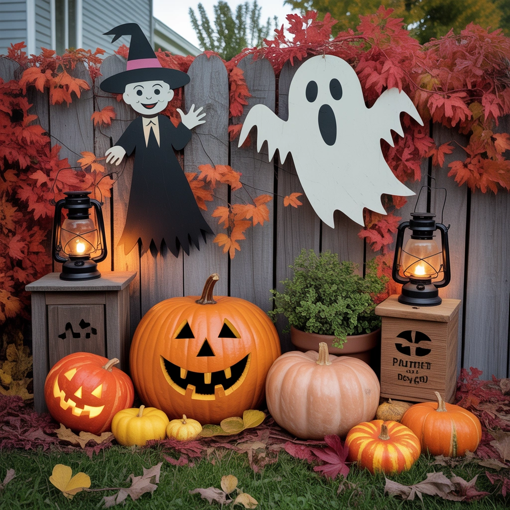 Decorate Outdoor Spaces With Classic Retro Halloween Yard Displays