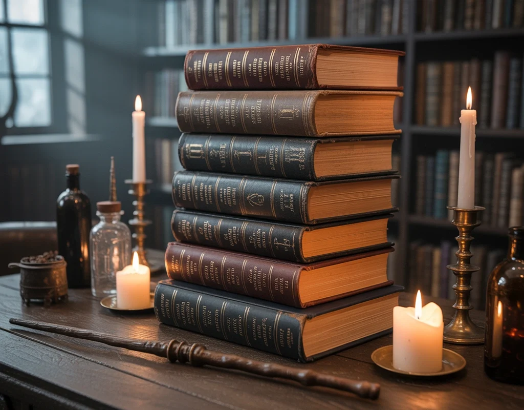 Decorate With a Harry Potter Spell Book Display