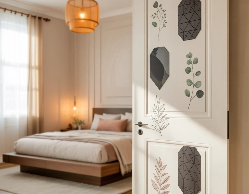 Decorate Your Bedroom Door With Stylish Wall Stickers and Decals