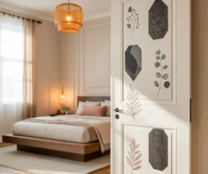 Decorate Your Bedroom Door With Stylish Wall Stickers and Decals