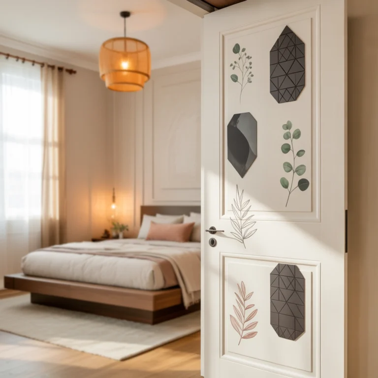 Decorate Your Bedroom Door With Stylish Wall Stickers and Decals