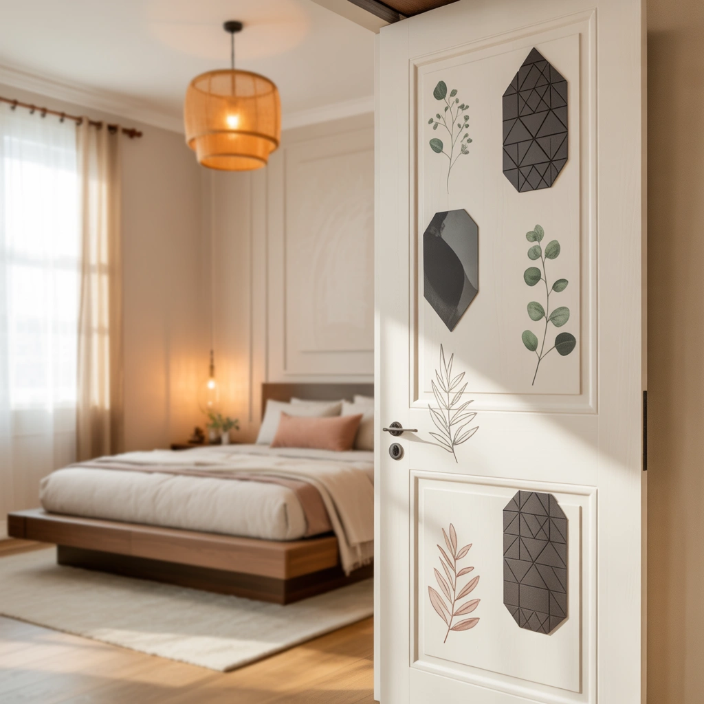 Decorate Your Bedroom Door With Stylish Wall Stickers and Decals